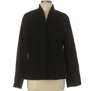 NWOT Eileen Fisher petite large virgin wool blazer